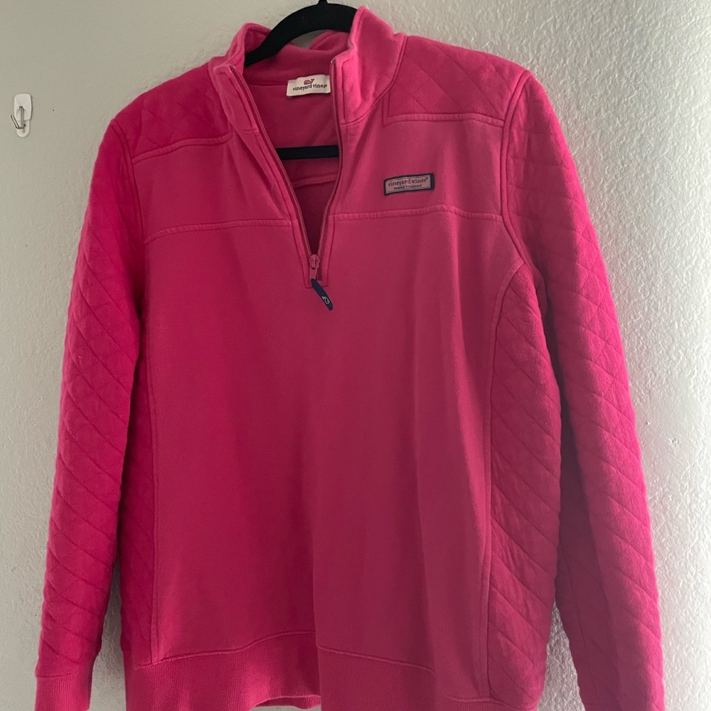 Vineyard vines cotton half zip pullover